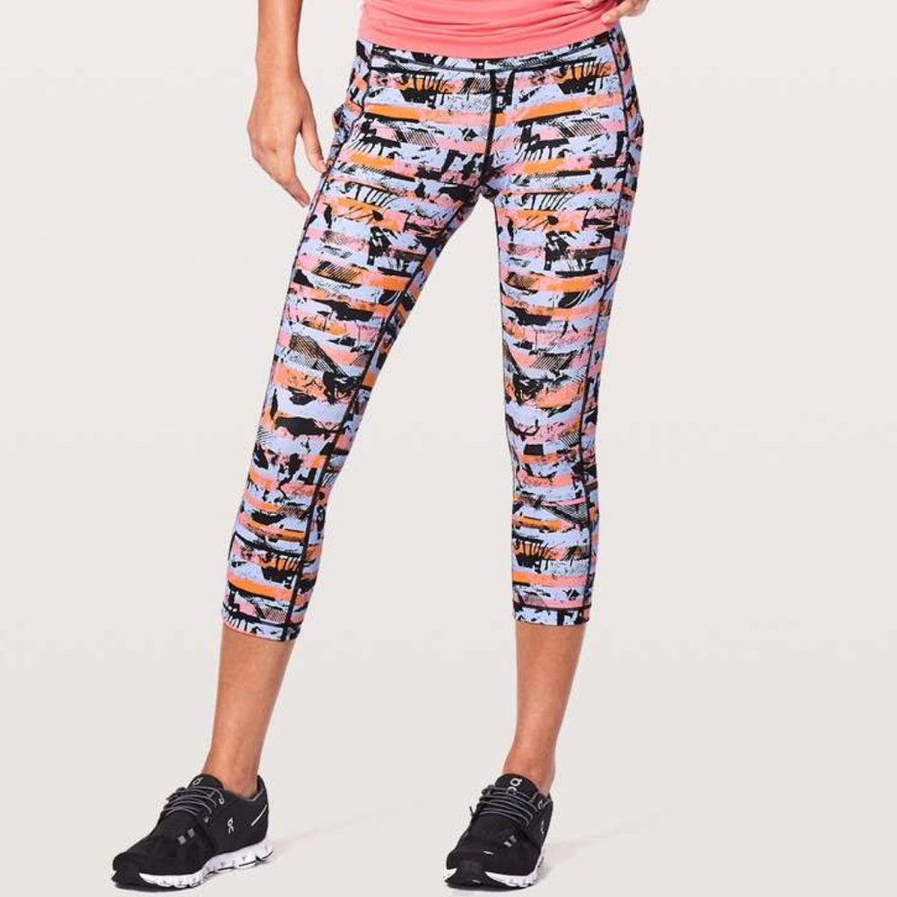 lululemon Speed Up Crop Inversion Multi Leggings
